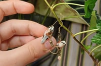Image 5 of Long tailed tit family earrings