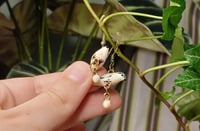 Image 3 of Long tailed tit family earrings
