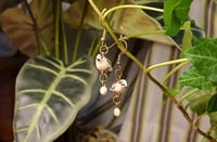 Image 4 of Long tailed tit family earrings