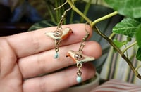 Image 3 of Robin family earrings