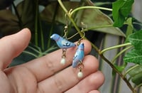 Image 5 of Pigeon family earrings