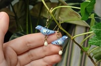 Image 6 of Pigeon family earrings