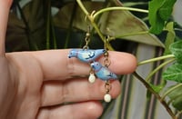 Image 7 of Pigeon family earrings