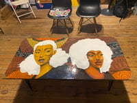 Image 1 of Original hand painted table no.1
