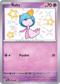 Ralts - 153/091 - SV: Paldean Fates - Near Mint