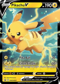 Pikachu V - SWSH063 - SWSH: Sword & Shield Promo Cards - Near Mint