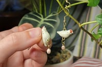 Image 2 of PREORDER Willow ptarmigan family earrings