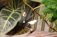 Image 6 of PREORDER Willow ptarmigan family earrings