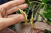 Image 1 of Spotted gar earrings
