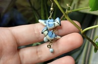 Image 2 of Blue jay family earrings