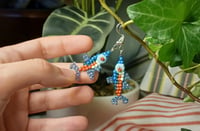 Image 2 of Neaon tetra earrings
