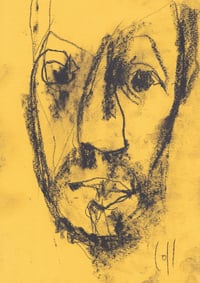 Image 2 of Calum - Sketchbook Drawing in Charcoal on Paper 
