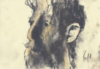 Image 2 of Cloudy - Sketchbook Drawing in Soft Pastels and Charcoal on Paper 