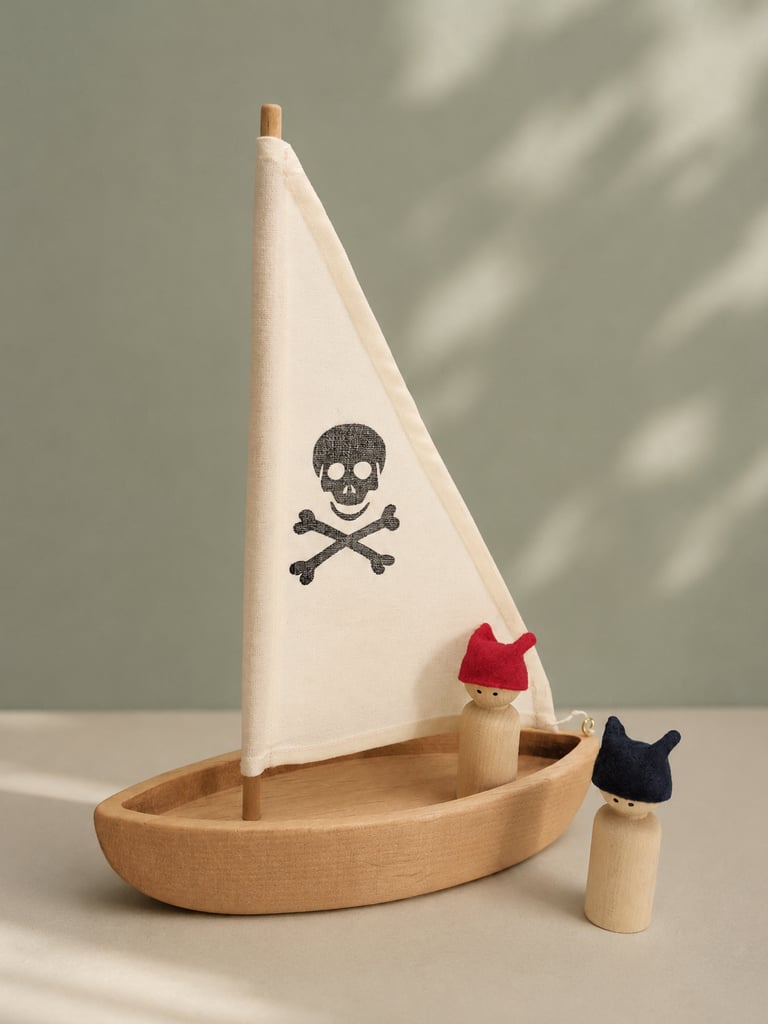 Pirate Toy Boat Image 4