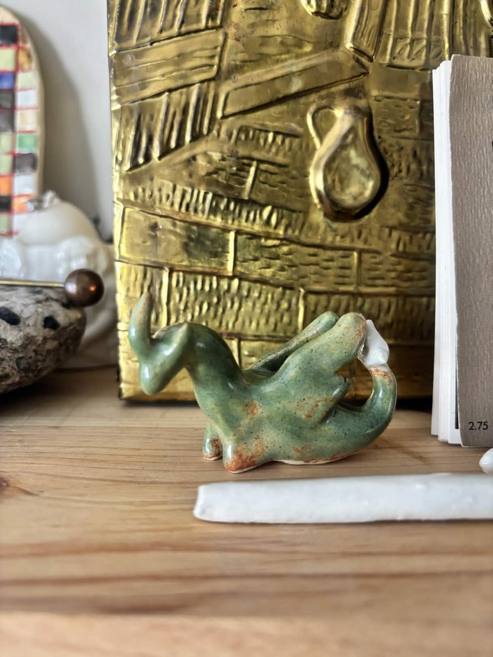 Image of Green Ceramic Dragon