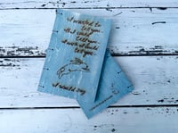 Image 1 of Winter Hare Wooden Journals / Lyric Book