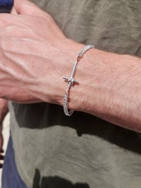 Image 7 of Ready to ship! Mens Cross Bracelet 