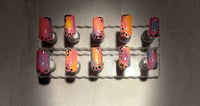 Image 1 of SHORT SQUARE LISA FRANK ACRYLIC NAILS