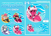 *Liquid Keychain* Lazy Day Drinks