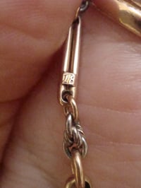 Image 5 of EDWARDIAN 18CT PLATINUM ALBERT CHAIN 17.5 INCHES 24.6G