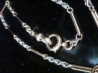 Image 4 of EDWARDIAN 18CT PLATINUM ALBERT CHAIN 17.5 INCHES 24.6G