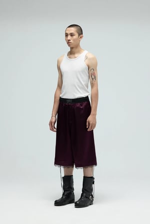 Image of EQUALNEAR - Fight Club Shorts (Burgundy)