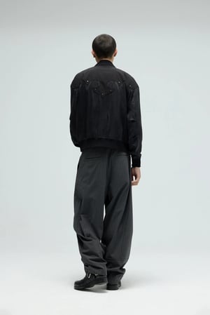 Image of EQUALNEAR - Rodeo Bomber Jacket (Black)
