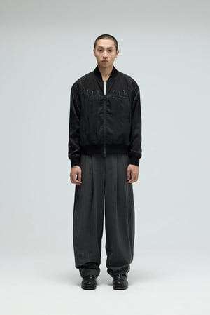 Image of EQUALNEAR - Rodeo Bomber Jacket (Black)