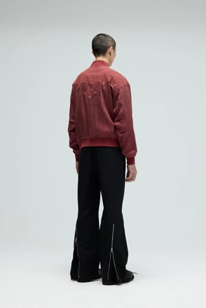 Image of EQUALNEAR - Rodeo Bomber Jacket (Red)