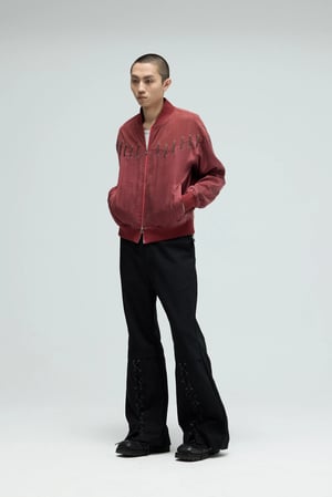 Image of EQUALNEAR - Rodeo Bomber Jacket (Red)
