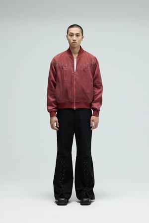 Image of EQUALNEAR - Rodeo Bomber Jacket (Red)