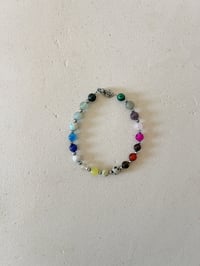 Image 1 of Bracelet DOLCE rainbow silver 