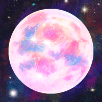 Image 2 of Pretty Moon Print & Button Pin