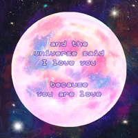 Image 1 of Pretty Moon Print & Button Pin