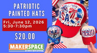 Patriotic Painted Hats