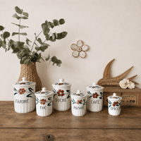 Image 1 of LES POTS A ÉPICES EN CÉRAMIQUE  ANCIENS