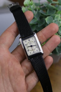 Image 1 of 1990s Oris Pointer Date "Tank" B7460 - Oris 654 automatic movement