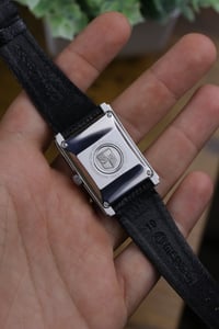 Image 4 of 1990s Oris Pointer Date "Tank" B7460 - Oris 654 automatic movement