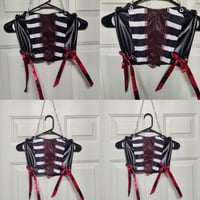 Image 1 of Custom queen of hearts inspired top XS