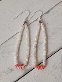 Image 1 of All natural stones earrings 
