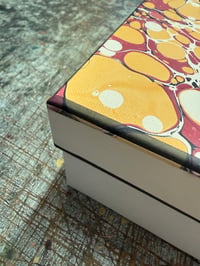 Image 3 of Jo Malone box with Hand Marbled Lid - Archive piece 