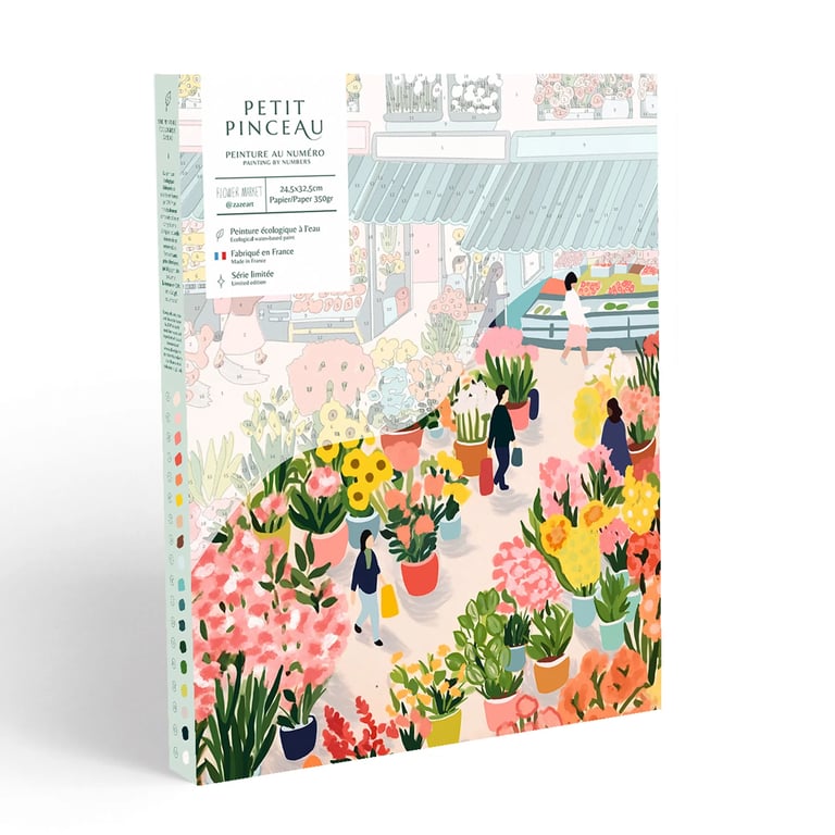 COFFRET PEINTURE AU NUMÉRO PETIT PINCEAU (PLUSIEURS MODÈLES) Image 3