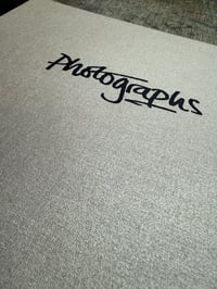 Image 7 of Metallic silver cloth photo album with black pages // one-off sample album