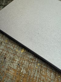 Image 8 of Metallic silver cloth photo album with black pages // one-off sample album