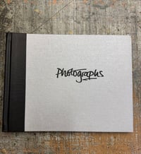 Image 1 of Metallic silver cloth photo album with black pages // one-off sample album