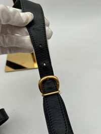 Image 18 of Gucci Vintage Black Leather Bucket Bag