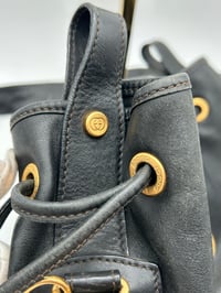 Image 5 of Gucci Vintage Black Leather Bucket Bag