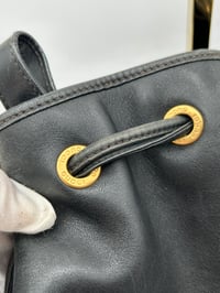 Image 4 of Gucci Vintage Black Leather Bucket Bag
