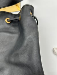 Image 15 of Gucci Vintage Black Leather Bucket Bag