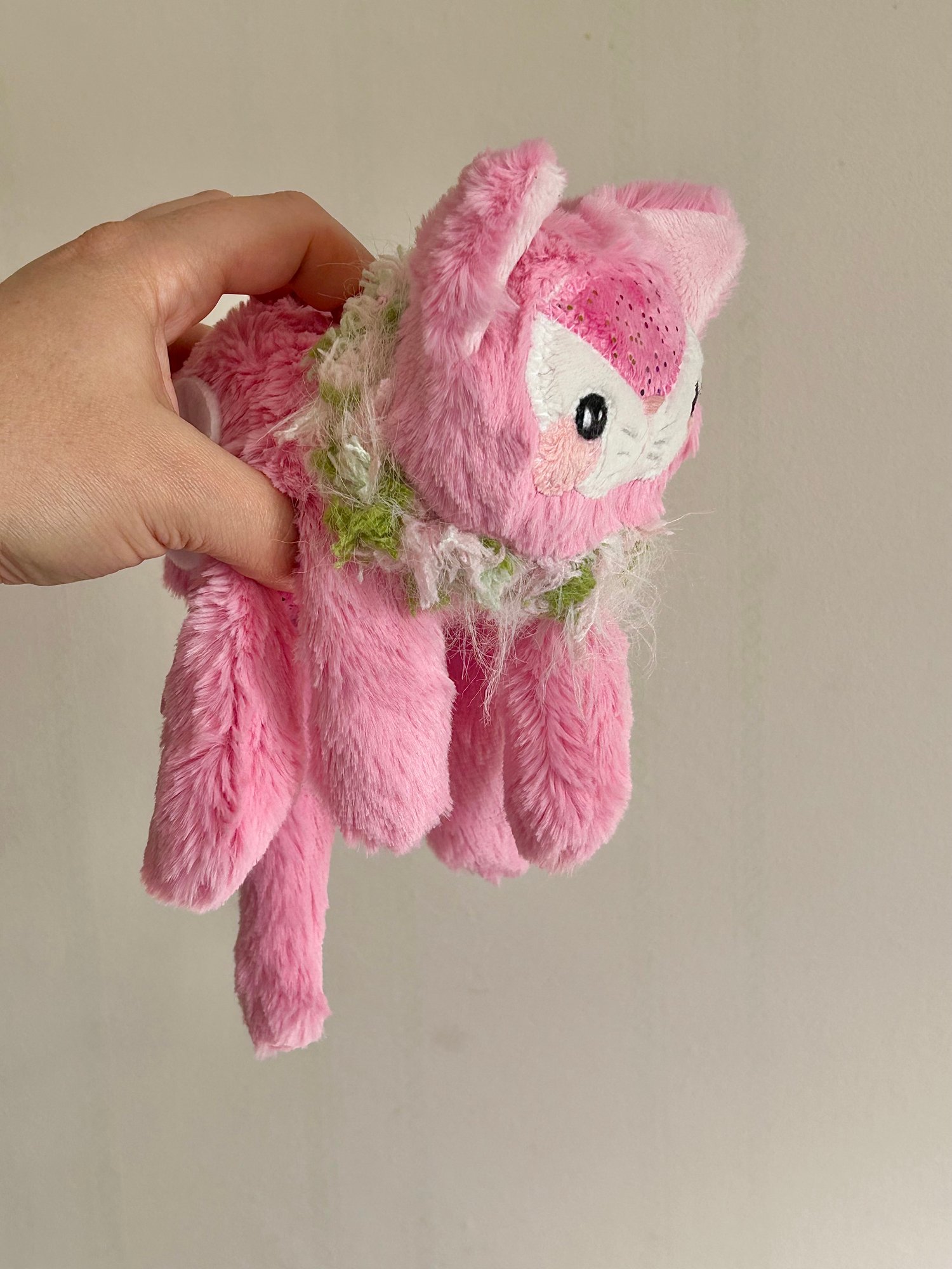 Image of PROTOTYPE OOAK Sakura the 3D Cherub Cat (6 inches)